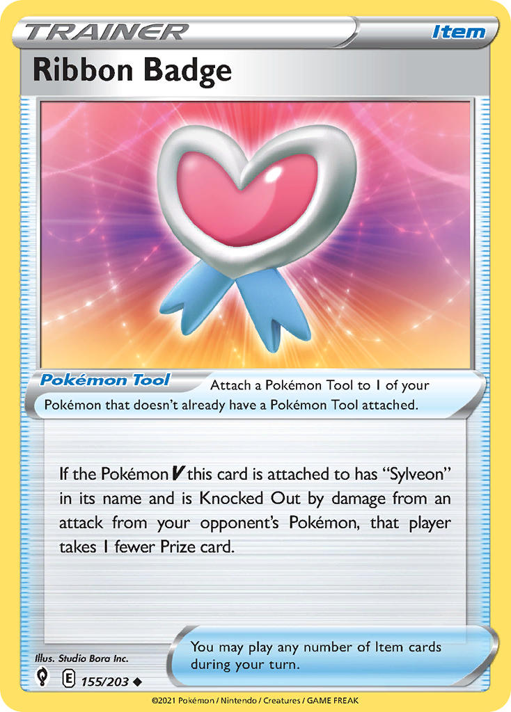 Ribbon Badge - Evolving Skies (Uncommon) [EVS-155] English / Near Mint / Normal