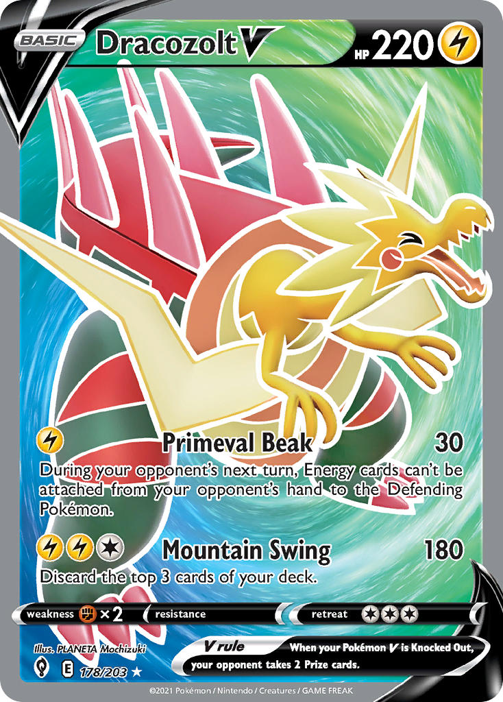 Dracozolt V - Evolving Skies (Ultra Rare) [EVS-178] English / Near Mint / Normal