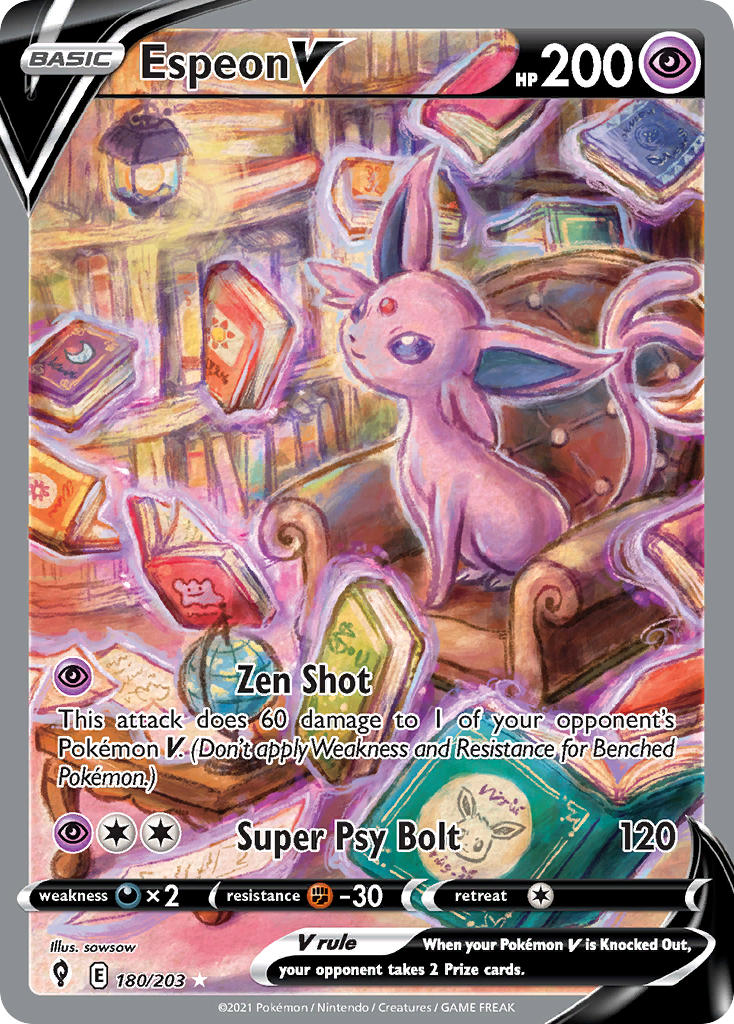 Espeon V - Evolving Skies (Ultra Rare) [EVS-180] English / Near Mint / Normal