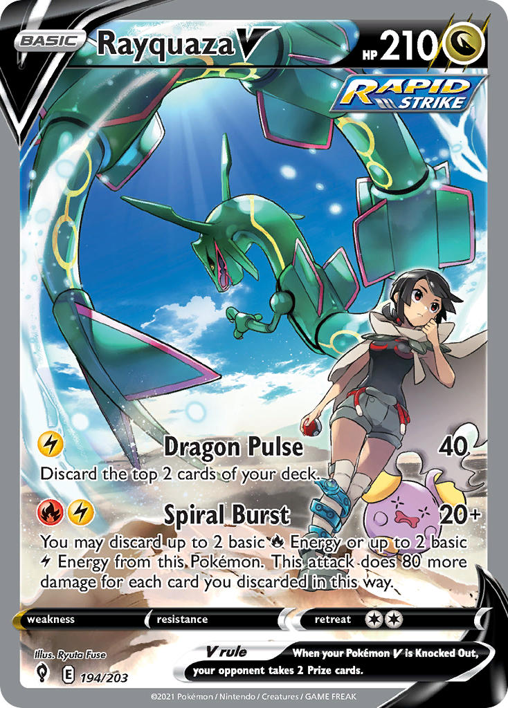 Rayquaza V - Evolving Skies (Ultra Rare) [EVS-194] English / Near Mint / Normal