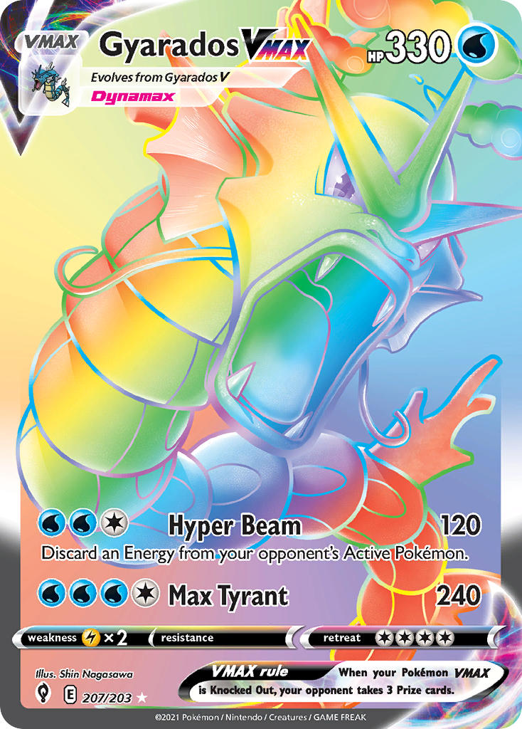 Gyarados VMAX - Evolving Skies (Secret Rare) [EVS-207] English / Near Mint / Normal