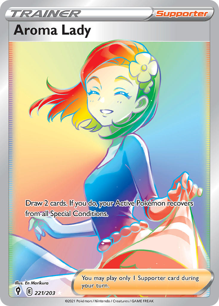 Aroma Lady - Evolving Skies (Secret Rare) [EVS-221] English / Near Mint / Normal