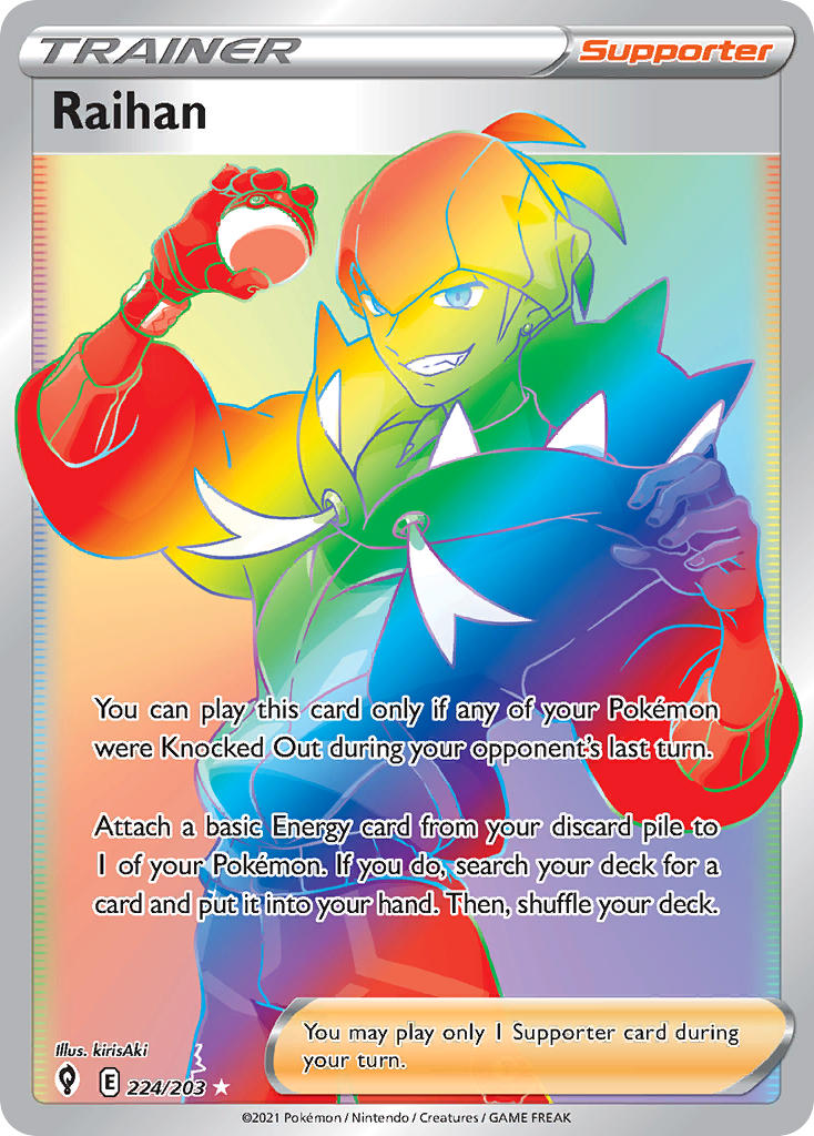 Raihan - Evolving Skies (Secret Rare) [EVS-224] English / Near Mint / Normal