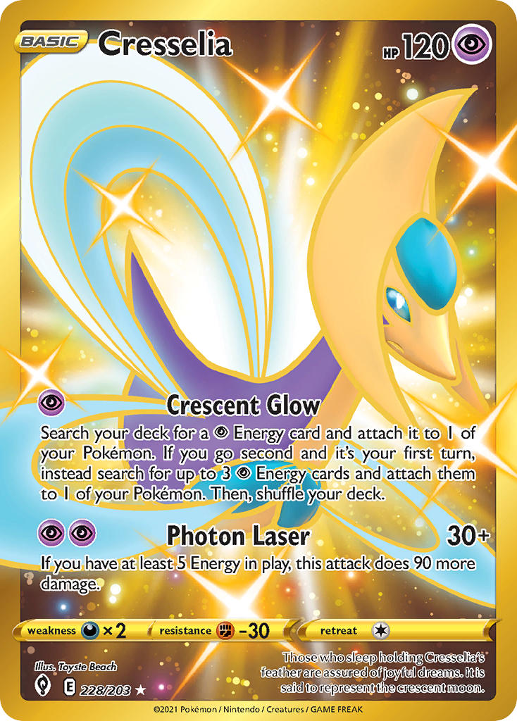 Cresselia - Evolving Skies (Secret Rare) [EVS-228] English / Near Mint / Normal