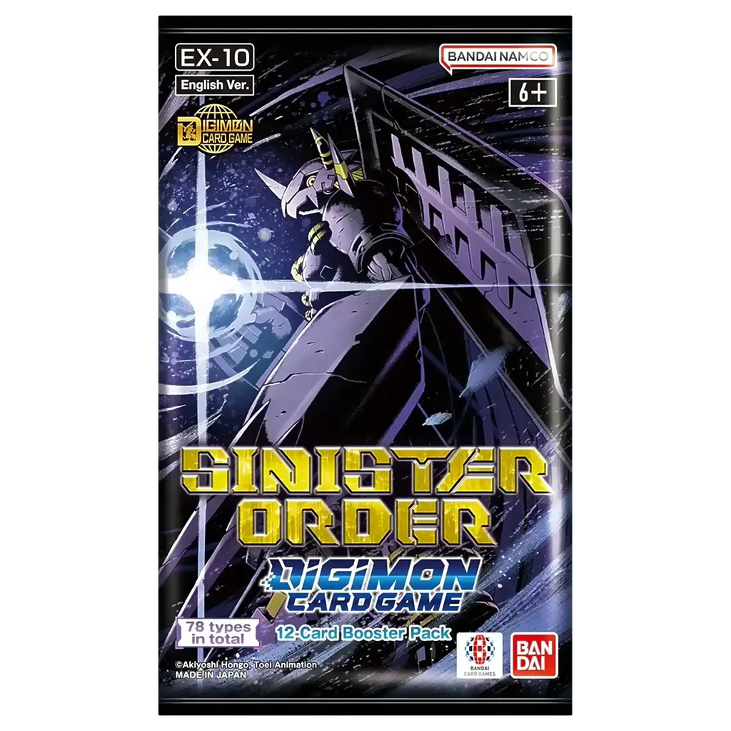 Digimon Card Game: EX10 - Sinister Order - Booster Pack Kortspil