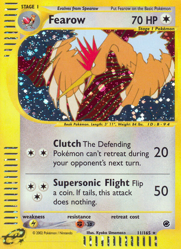 Fearow - Expedition Base Set (Holo Rare) [11] Kortspil