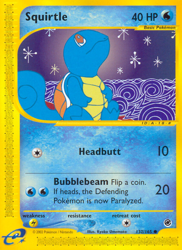 Squirtle⁣ - Expedition Base Set⁣ (Common)⁣ [132] English / Good / Normal