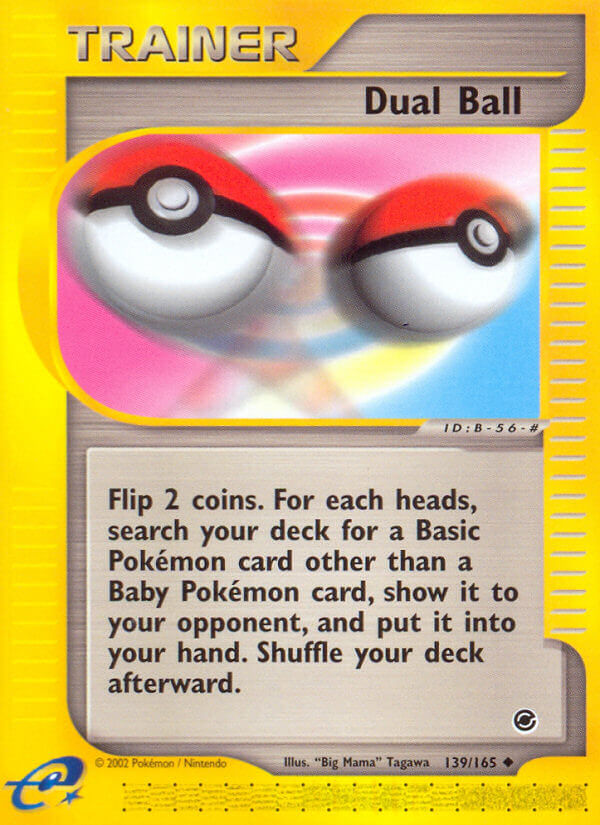 Dual Ball⁣ - Expedition Base Set⁣ (Uncommon)⁣ [139] English / Light Played / Reverse-Holo Normal