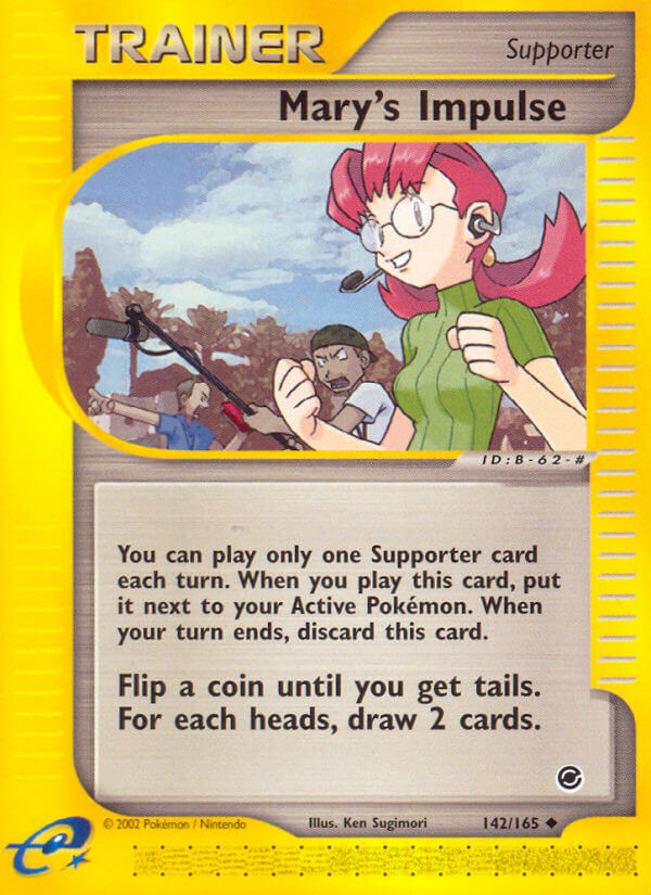 Mary's Impulse⁣ - Expedition Base Set⁣ (Uncommon)⁣ [142] English / Poor / Normal