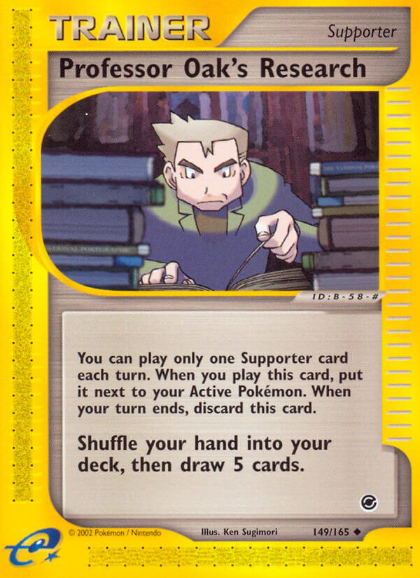 Professor Oak's Research⁣ - Expedition Base Set⁣ (Uncommon)⁣ [149] English / Excellent / Reverse-Holo Normal