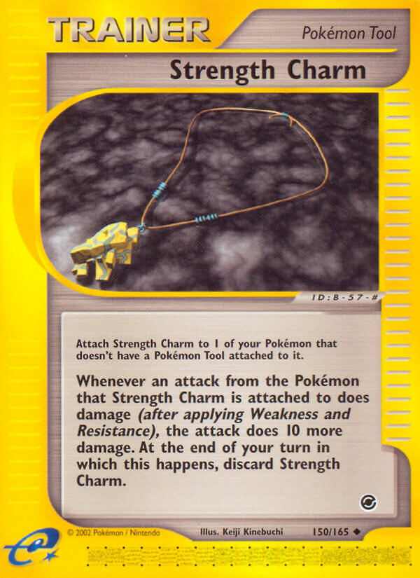 Strength Charm⁣ - Expedition Base Set⁣ (Uncommon)⁣ [150] English / Good / Reverse-Holo Normal