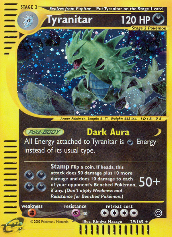 Tyranitar⁣ - Expedition Base Set⁣ (Holo Rare)⁣ [29] English / Light Played / Normal