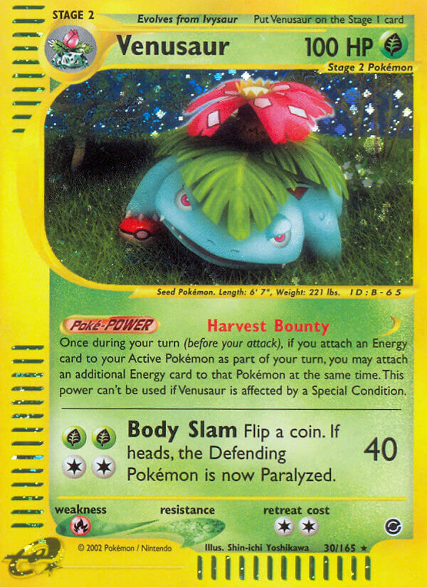 Venusaur⁣ - Expedition Base Set⁣ (Holo Rare)⁣ [30] English / Good / Normal