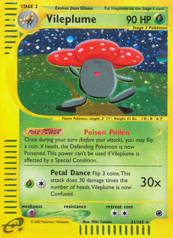 Vileplume⁣ - Expedition Base Set⁣ (Holo Rare)⁣ [31] English / Good / Normal