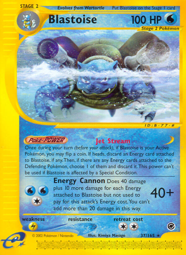 Blastoise⁣ - Expedition Base Set⁣ (Rare)⁣ [37] English / Good / Normal