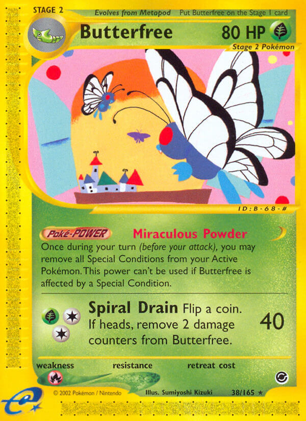 Butterfree⁣ - Expedition Base Set⁣ (Rare)⁣ [38] English / Poor / Normal