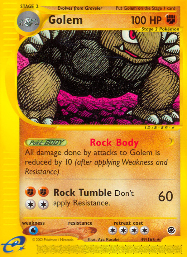 Golem⁣ - Expedition Base Set⁣ (Rare)⁣ [49] English / Light Played / Normal