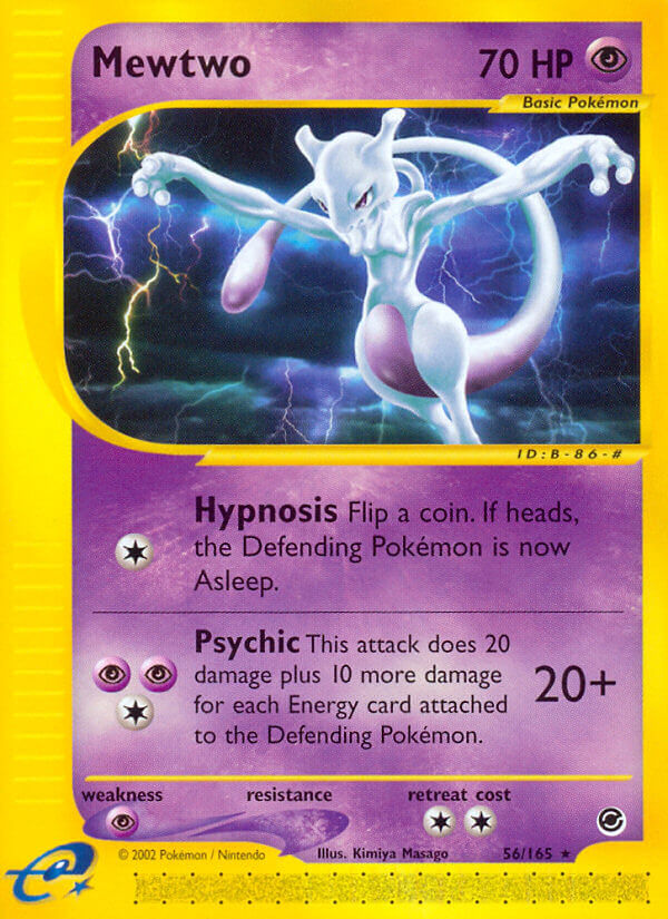 Mewtwo⁣ - Expedition Base Set⁣ (Rare)⁣ [56] English / Good / Normal