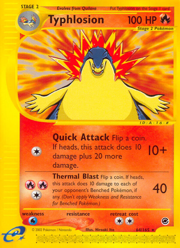 Typhlosion⁣ - Expedition Base Set⁣ (Rare)⁣ [64] English / Light Played / Normal
