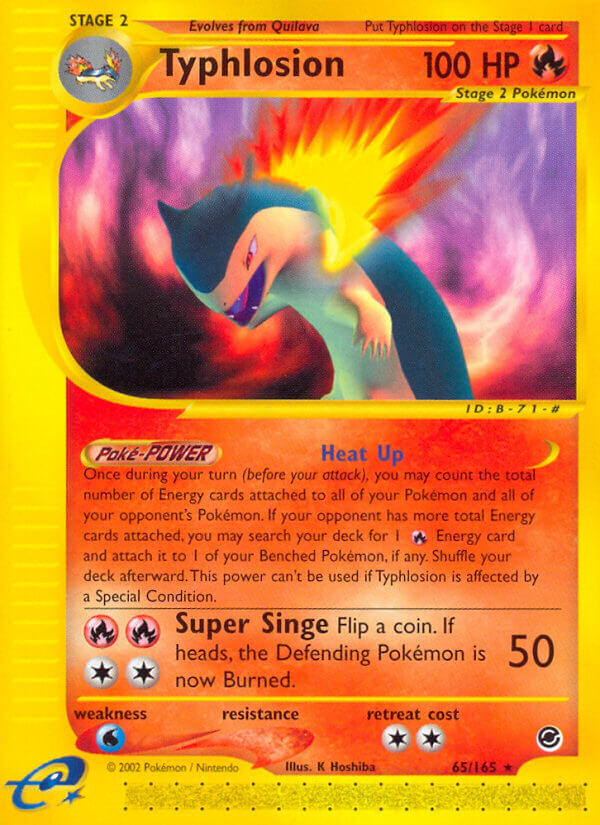Typhlosion⁣ - Expedition Base Set⁣ (Rare)⁣ [65] English / Excellent / Normal