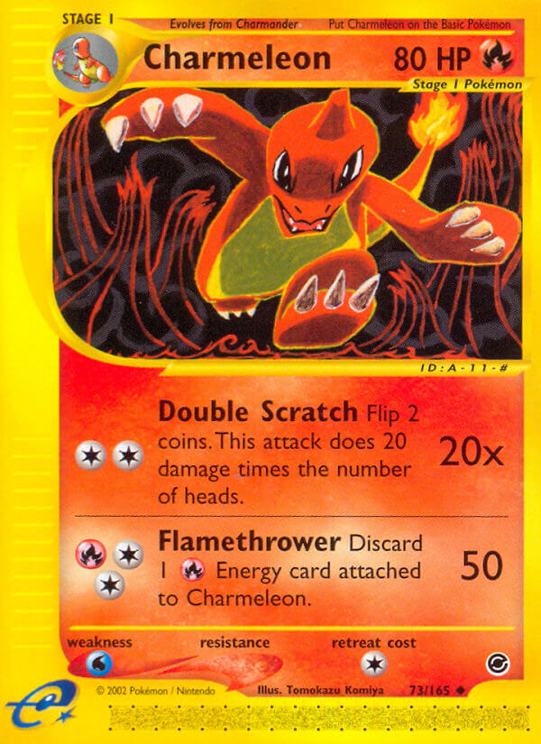 Charmeleon⁣ - Expedition Base Set⁣ (Uncommon)⁣ [73] English / Excellent / Normal