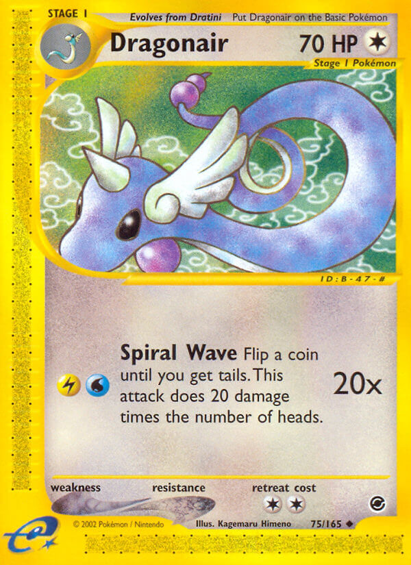 Dragonair⁣ - Expedition Base Set⁣ (Uncommon)⁣ [75] English / Light Played / Normal
