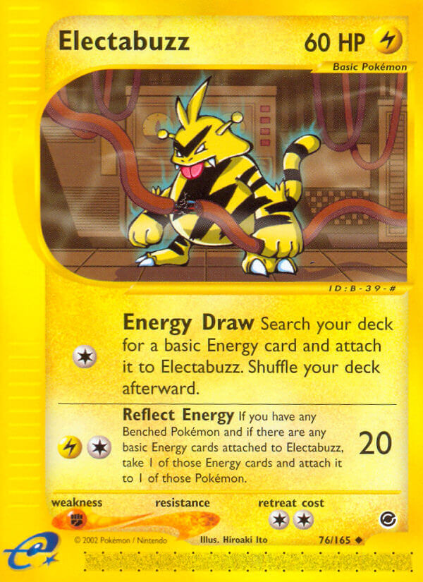 Electabuzz⁣ - Expedition Base Set⁣ (Uncommon)⁣ [76] English / Light Played / Reverse-Holo Normal