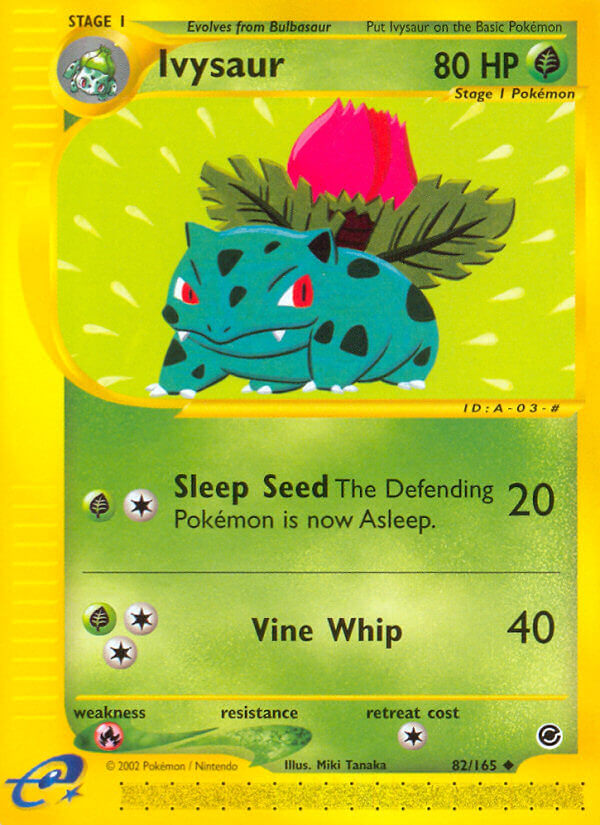 Ivysaur⁣ - Expedition Base Set⁣ (Uncommon)⁣ [82] English / Excellent / Normal