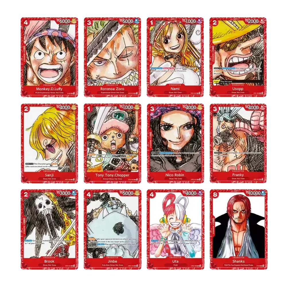 One Piece Card Game: Premium Card Collection - Film Red Edition Samlekort One Piece