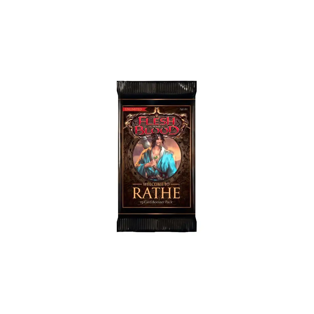 Flesh and Blood TCG: Welcome to Rathe Booster Pack (Unlimited) Collectible Trading Cards Flesh and Blood 