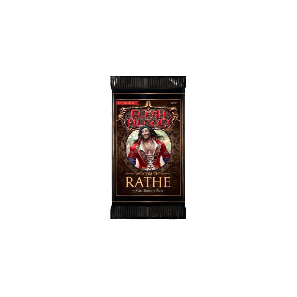 Flesh and Blood TCG: Welcome to Rathe Booster Pack (Unlimited) Collectible Trading Cards Flesh and Blood 