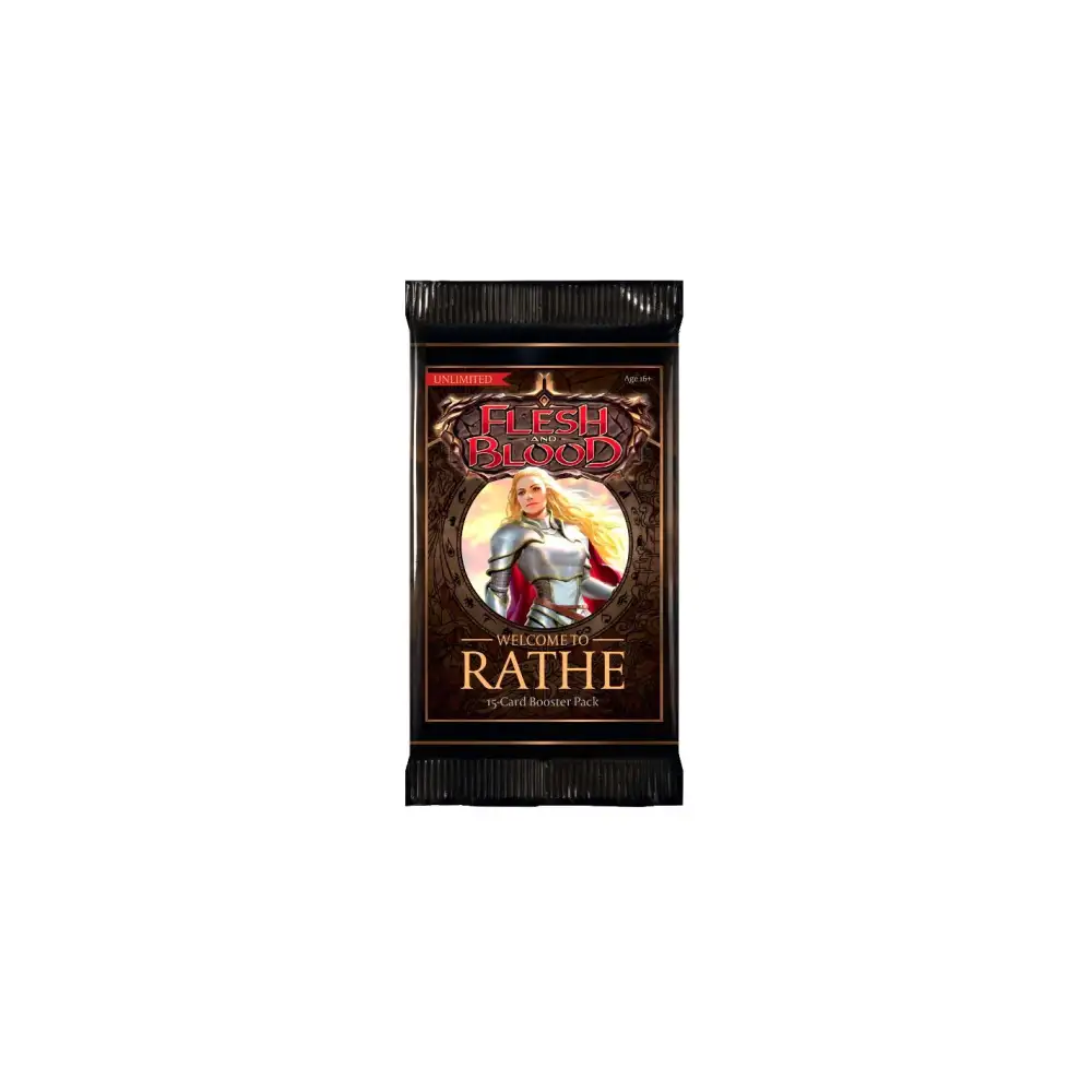Flesh and Blood TCG: Welcome to Rathe Booster Pack (Unlimited) Collectible Trading Cards Flesh and Blood 