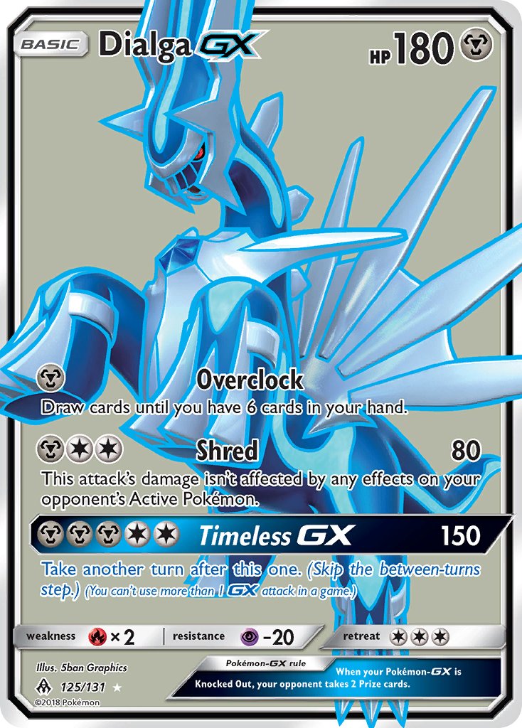 Dialga GX - Forbidden Light (Ultra Rare) [FLI-125] English / Near Mint / Normal