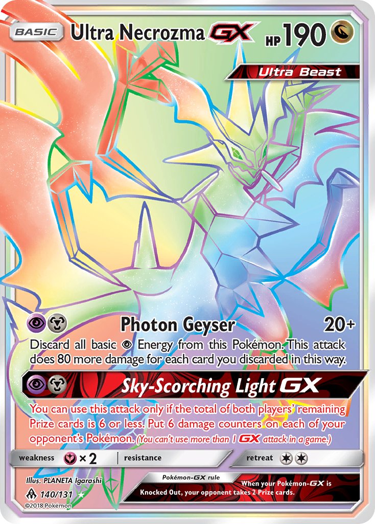 Ultra Necrozma GX - Forbidden Light (Secret Rare) [FLI-140] English / Near Mint / Normal