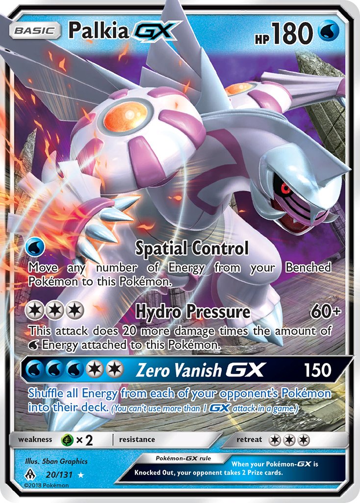 Palkia GX - Forbidden Light (Ultra Rare) [FLI-20] English / Near Mint / Normal