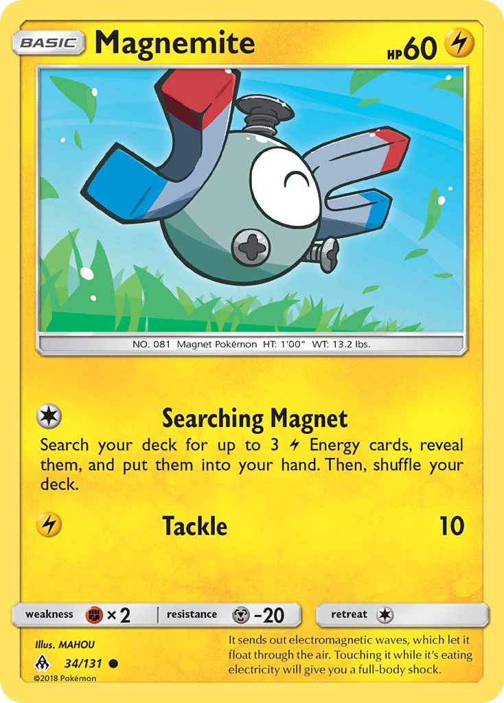Magnemite - Forbidden Light (Common) [FLI-34] English / Near Mint / Normal