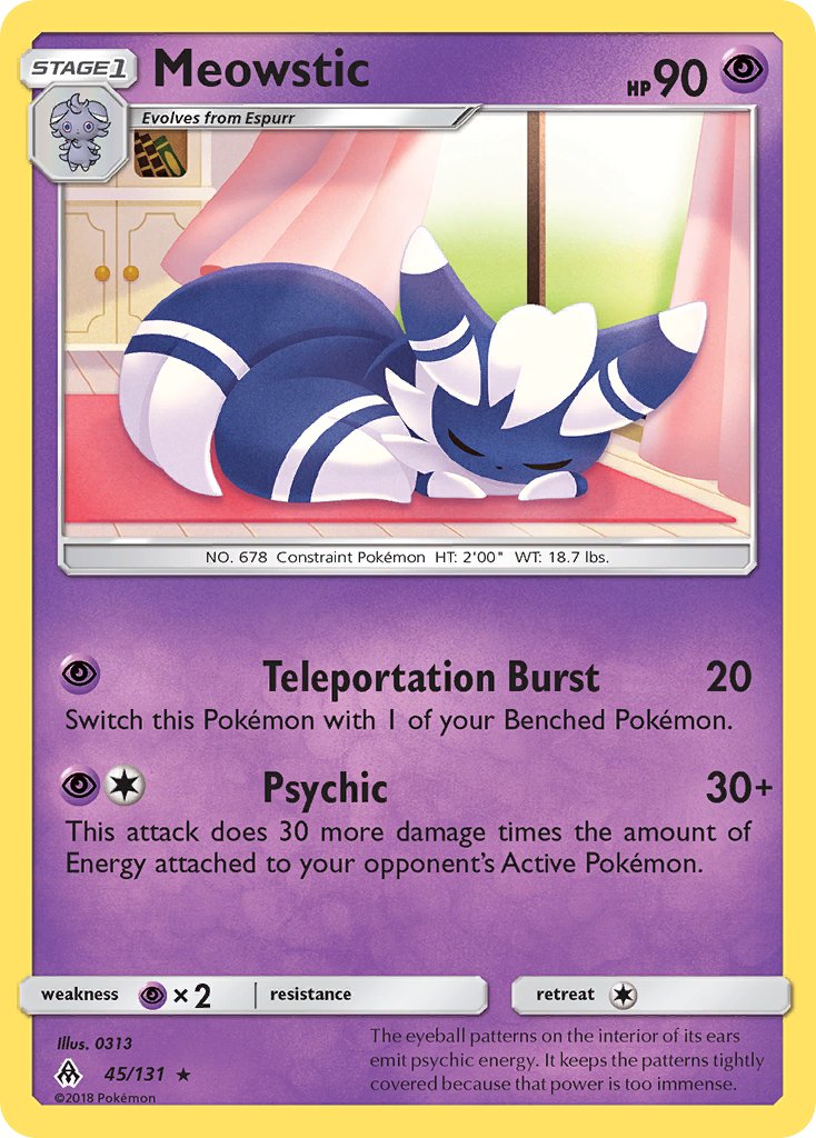 Meowstic - Forbidden Light (Rare) [FLI-45] English / Near Mint / Normal