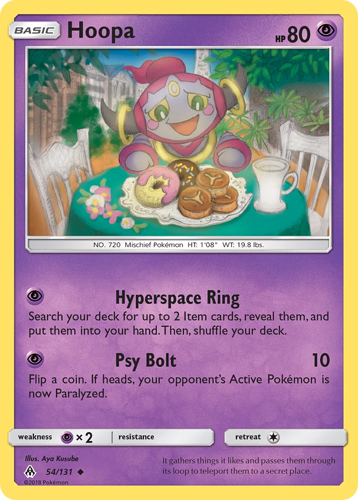 Hoopa - Forbidden Light (Uncommon) [FLI-54] English / Near Mint / Normal