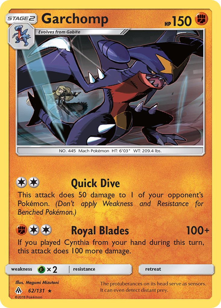 Garchomp - Forbidden Light (Holo Rare) [FLI-62] English / Near Mint / Normal