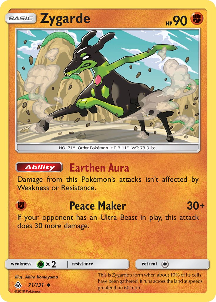 Zygarde - Forbidden Light (Uncommon) [FLI-71] English / Near Mint / Normal