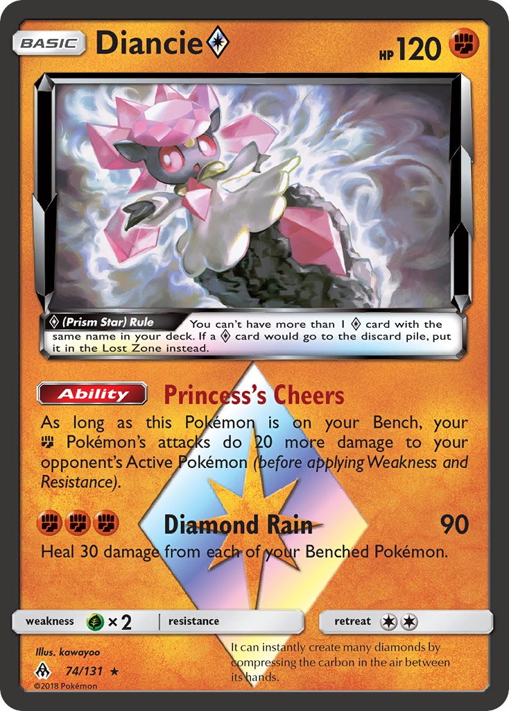 Diancie ◇ - Forbidden Light (Holo Rare) [FLI-74] English / Near Mint / Normal