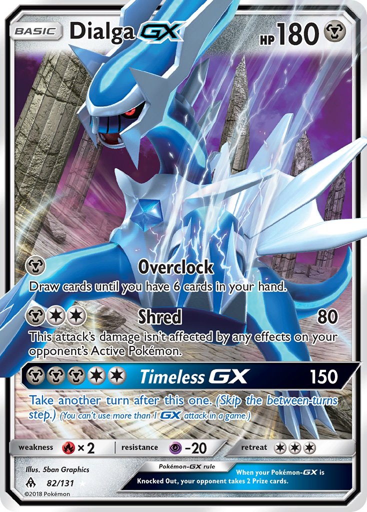 Dialga GX - Forbidden Light (Ultra Rare) [FLI-82] English / Near Mint / Normal