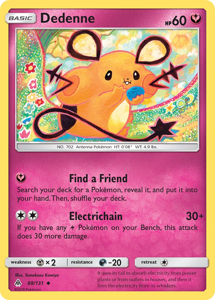 Dedenne - Forbidden Light (Uncommon) [FLI-88] English / Near Mint / Normal