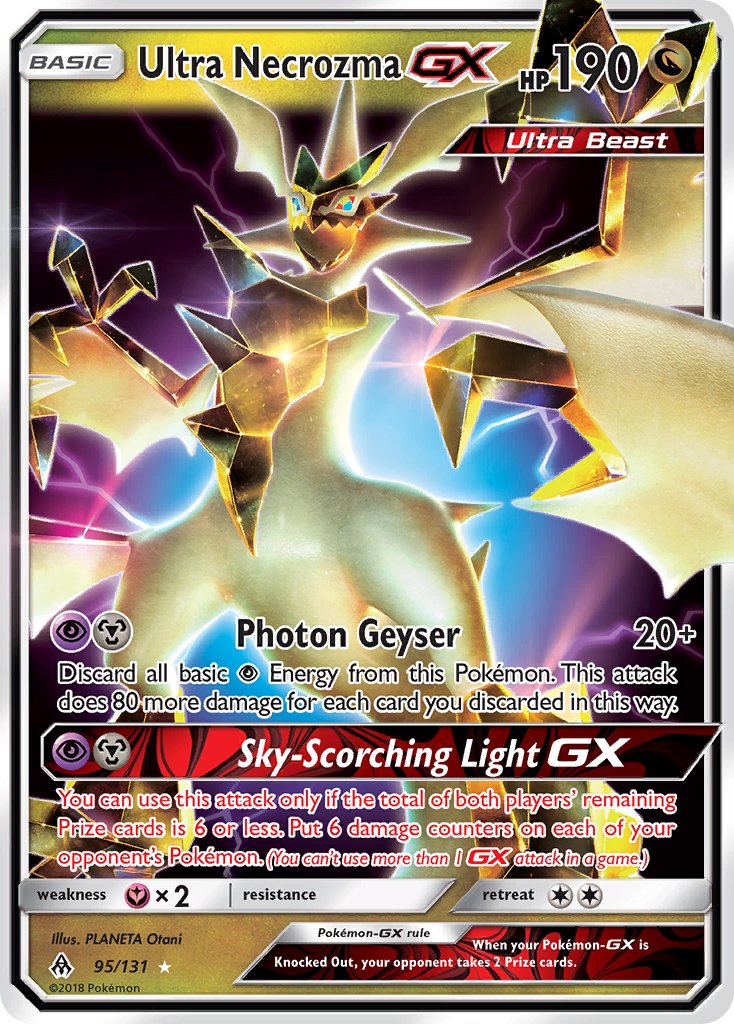Ultra Necrozma GX - Forbidden Light (Ultra Rare) [FLI-95] English / Near Mint / Normal