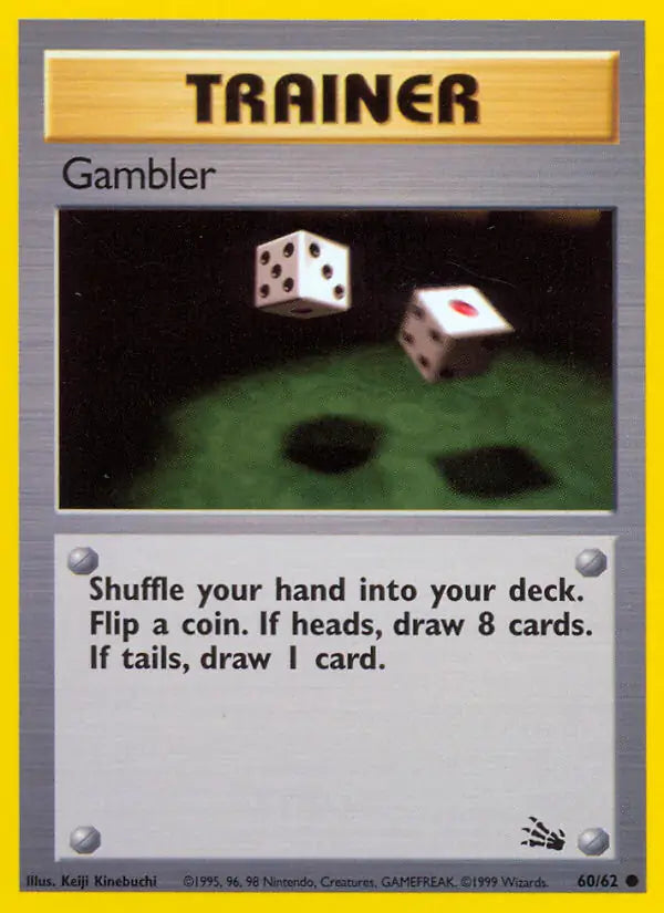 Gambler⁣ - Fossil⁣ (Common)⁣ [60] English / Near Mint / Normal