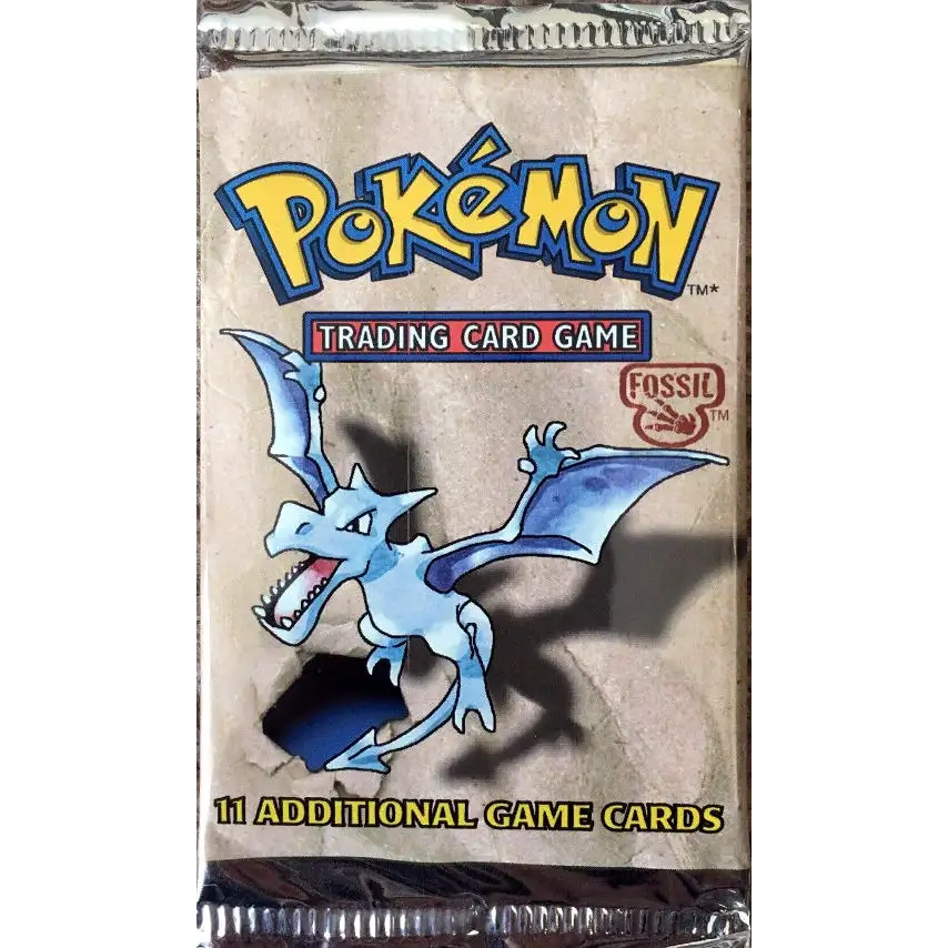 Fossil Booster Pack (Åbnes på livestream søndag d. 3. oktober) Pokémon Matraws Shop 