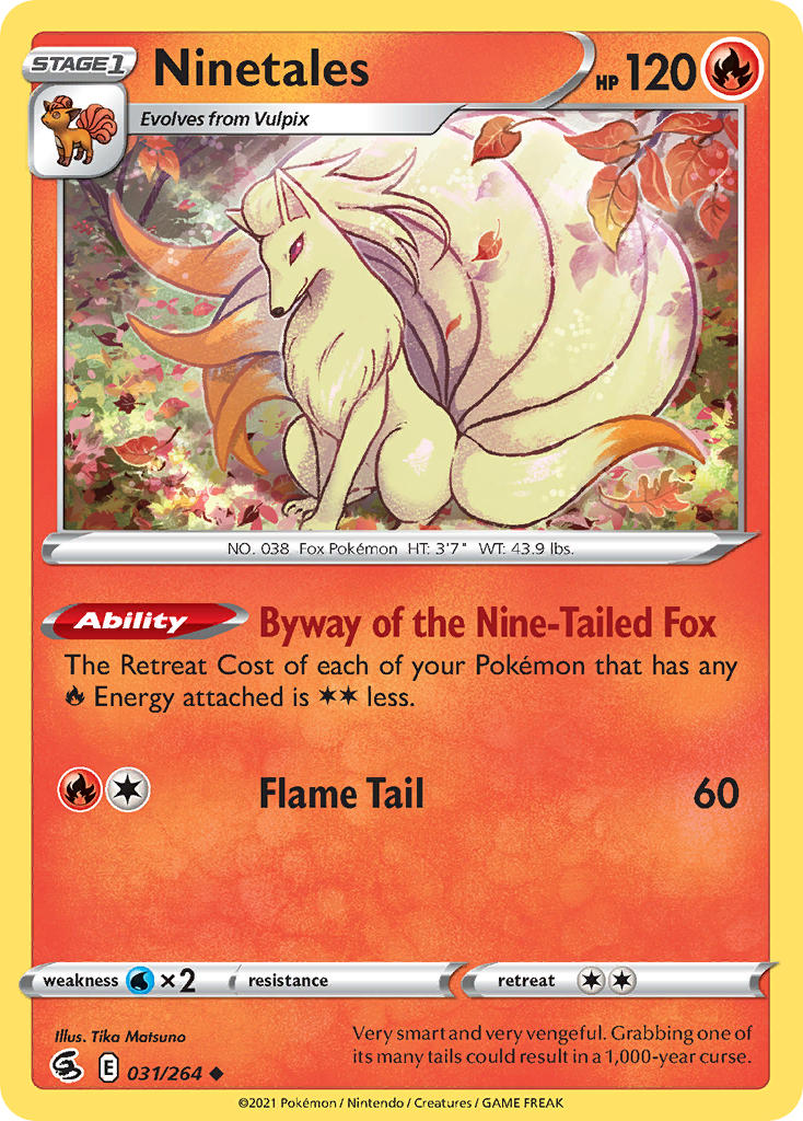 Ninetales - Fusion Strike (Uncommon) [FST-031] English / Near Mint / Normal