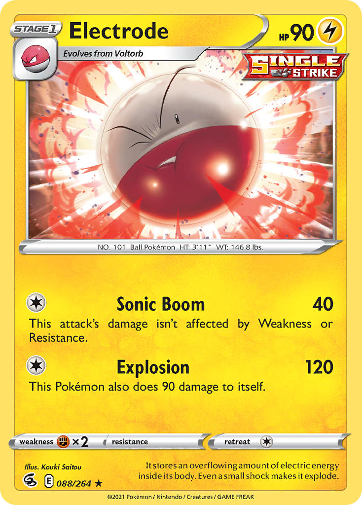 Electrode - Fusion Strike (Rare) [FST-088] English / Near Mint / Normal
