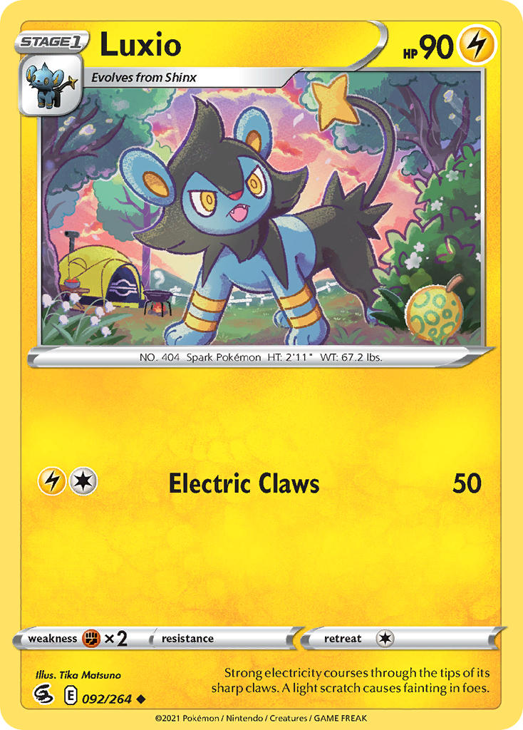 Luxio - Fusion Strike (Uncommon) [FST-092] English / Near Mint / Normal