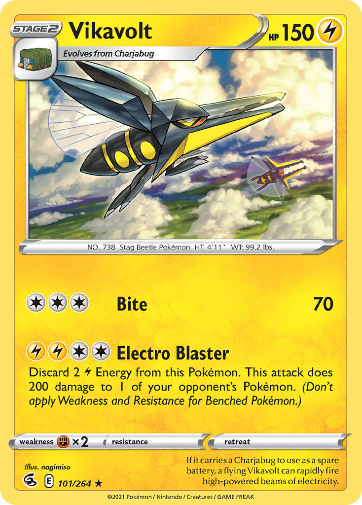 Vikavolt - Fusion Strike (Rare) [FST-101] English / Near Mint / Normal